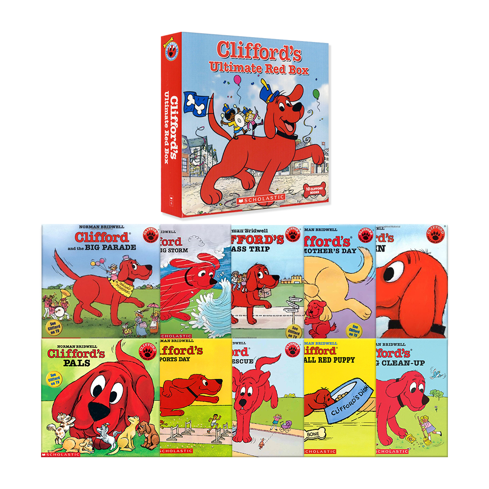 Clifford Ultimate Red Box Set (10 Paperbacks)